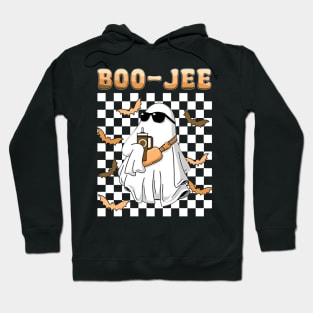 Spooky Season Cute Ghost Halloween Costume Boujee Boo-Jee Hoodie